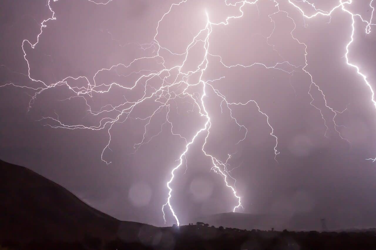 lightning, storm, weather, sky, thunder, strike, bolt, electricity, nature, thunderstorm, lightning bolts, natural phenomenon