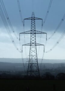 High strength steel bolts used in power transmission towers for secure and reliable electrical infrastructure.