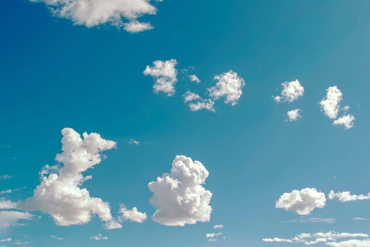 sky, clouds, forms, air, nature, atmosphere, cumulus