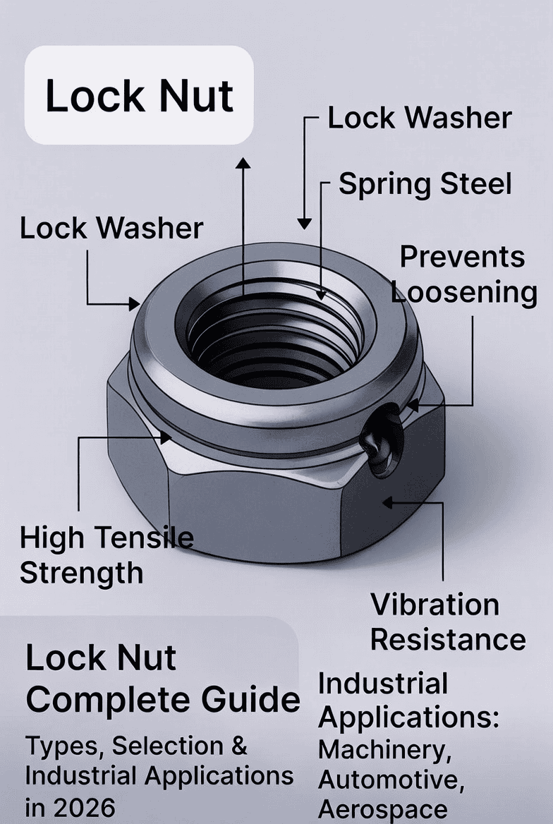 Lock Nut Complete Guide: Types, Selection & Industrial Applications in 2026