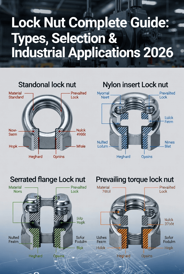 Lock Nut Complete Guide: Types, Selection & Industrial Applications in 2026