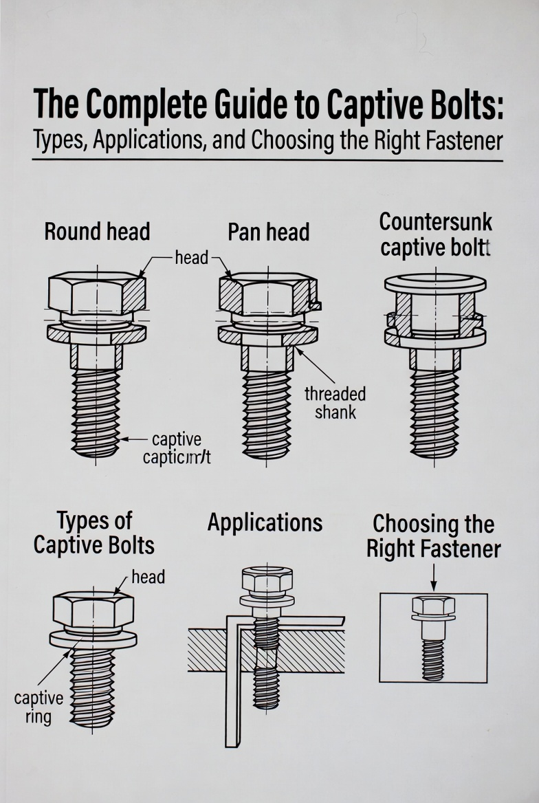 The Complete Guide to Captive Bolts: Types, Applications, and Choosing the Right Fastener