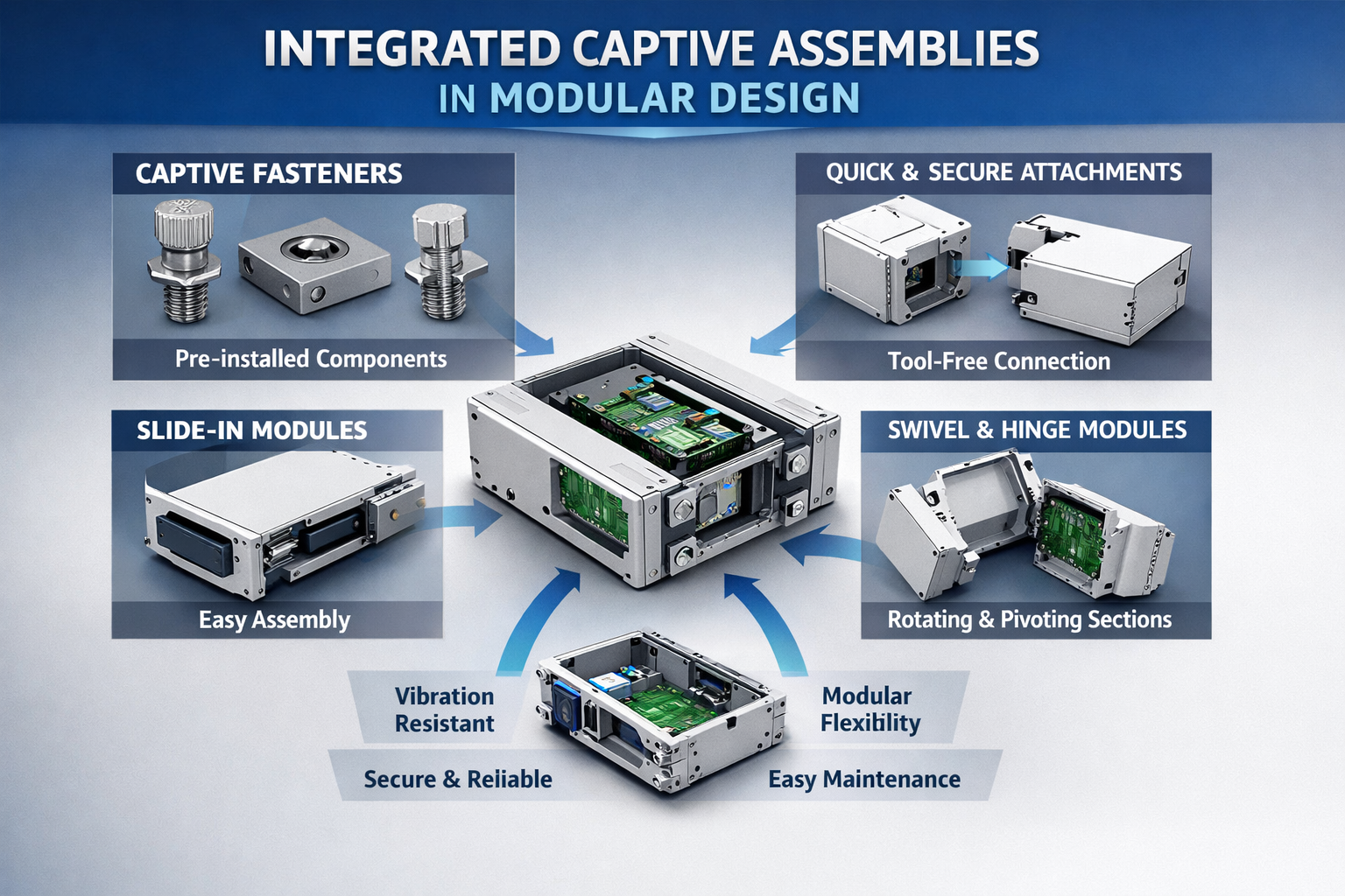 The Complete Guide to Captive Bolts: Types, Applications, and Choosing the Right Fastener