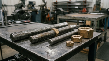 acme threaded rod hero illustration showing precision trapezoidal thread form