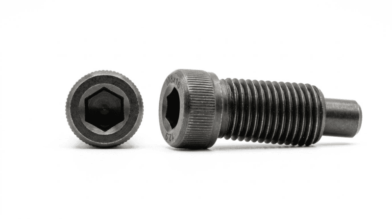High-quality flange bolts with hex socket heads, designed for heavy-duty industrial applications and secure fastening solutions.