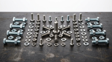screw nut bolt — hero overview of assorted fasteners