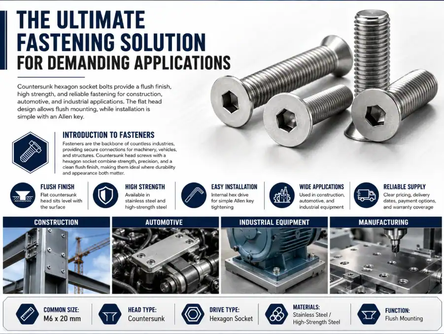 Premium Countersunk Hexagon Socket Bolts11