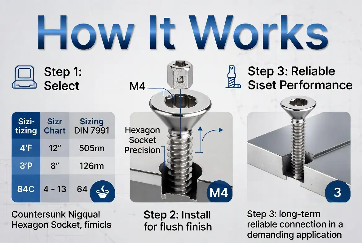 Premium Countersunk Hexagon Socket Bolts2