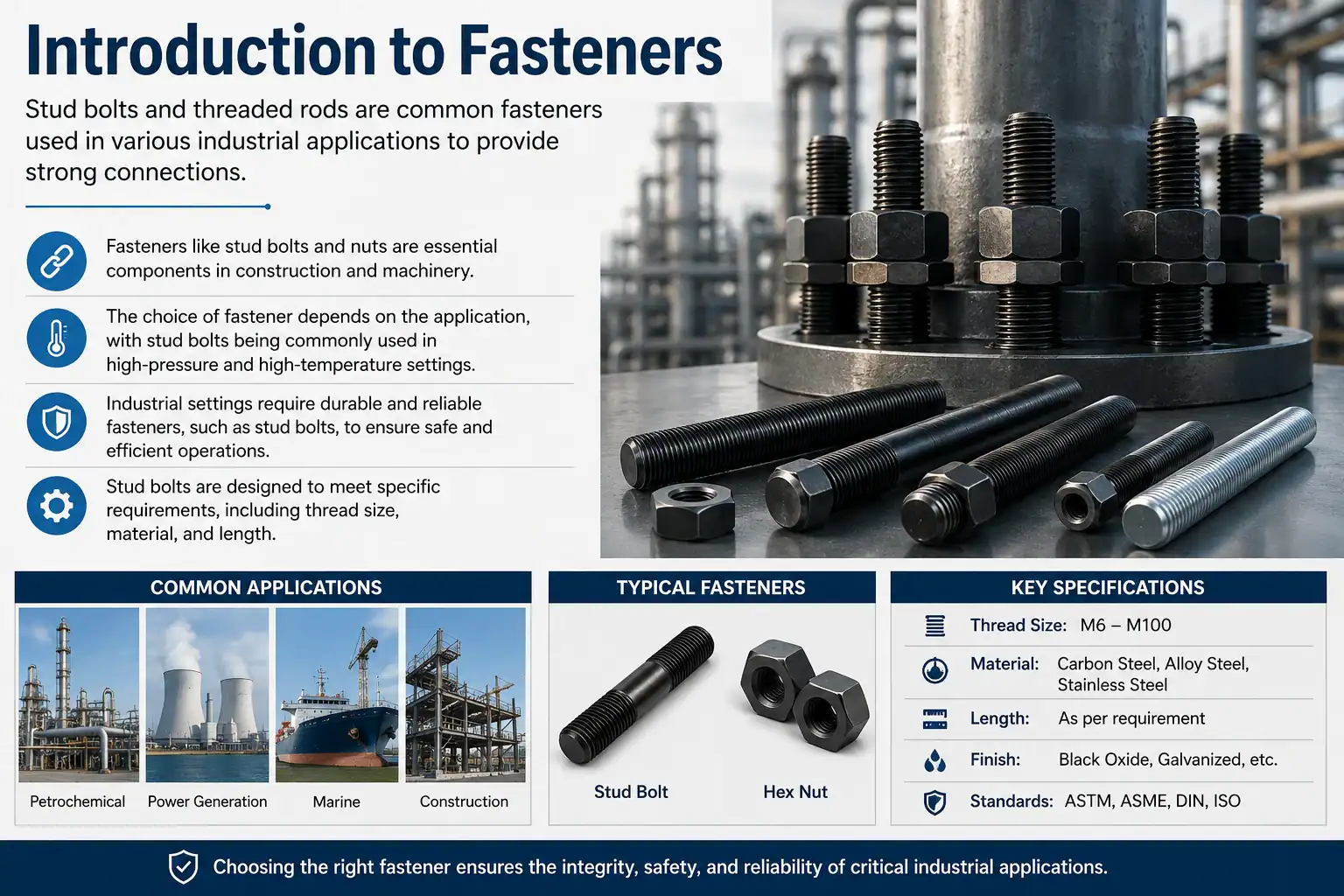 High-Quality Flange Bolts and Industrial Screws Manufacturer.