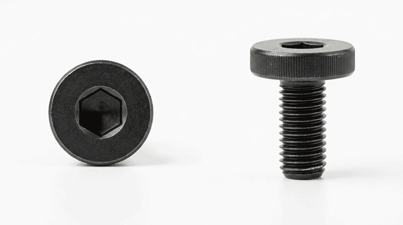 DIN 7984 low head socket cap screw with reduced head height, M3-M20, Class 8.8/10.9 alloy steel, DingLong Hardware OEM production