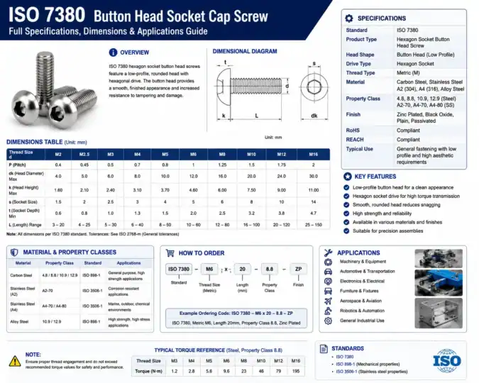 High-Strength Industrial Fasteners for Machinery and Equipment.