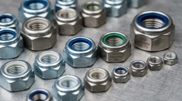 High-quality industrial hex nuts with various sizes and coatings, suitable for flange bolts and heavy-duty fastening needs.